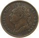 GREAT BRITAIN FARTHING 1822 GEORGE IV. (1820-1830) #c081 0069 - B. 1 Farthing