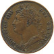 GREAT BRITAIN FARTHING 1822 GEORGE IV. (1820-1830) #s018 0285 - B. 1 Farthing