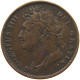 GREAT BRITAIN FARTHING 1821 GEORGE IV. (1820-1830) #a012 0501 - B. 1 Farthing