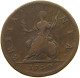 GREAT BRITAIN FARTHING 1730 George II. 1727-1760. #t149 0207 - A. 1 Farthing