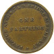 GREAT BRITAIN FARTHING  SILK MERCERS HABERDASHRES JOHN ARNOTT #a036 0729 - A. 1 Farthing