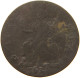 GREAT BRITAIN FARTHING  GEORGE III. 1760-1820 EVASION GEORGE RULES #a016 0175 - A. 1 Farthing