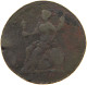 GREAT BRITAIN FARTHING  GEORGE III. 1760-1820 GEORGE III. EVASION THIN #t138 0647 - A. 1 Farthing