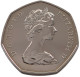 GREAT BRITAIN 50 PENCE 1973 Elizabeth II. (1952-2022) #sm07 0259 - 50 Pence