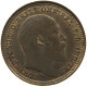 GREAT BRITAIN 1/3 FARTHING 1902 Edward VII., 1901 - 1910 #t018 0461 - A. 1/4 - 1/3 - 1/2 Farthing