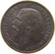 GREAT BRITAIN FARTHING 1917 George V. (1910-1936) #t058 0555 - B. 1 Farthing