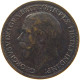 GREAT BRITAIN FARTHING 1917 George V. (1910-1936) #s010 0091 - B. 1 Farthing