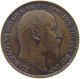GREAT BRITAIN FARTHING 1909 Edward VII., 1901 - 1910 #t107 0167 - B. 1 Farthing