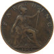 GREAT BRITAIN FARTHING 1901 Victoria 1837-1901 #a011 0901 - B. 1 Farthing