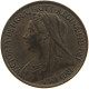 GREAT BRITAIN FARTHING 1900 Victoria 1837-1901 #a011 1003 - B. 1 Farthing