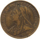 GREAT BRITAIN FARTHING 1896 Victoria 1837-1901 #a011 0997 - B. 1 Farthing