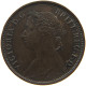 GREAT BRITAIN FARTHING 1891 Victoria 1837-1901 #c019 0261 - B. 1 Farthing