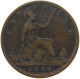 GREAT BRITAIN FARTHING 1884 Victoria 1837-1901 #s080 0195 - B. 1 Farthing