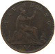 GREAT BRITAIN FARTHING 1881 H Victoria 1837-1901 #t158 0139 - B. 1 Farthing