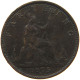 GREAT BRITAIN FARTHING 1875 H Victoria 1837-1901 #c034 0091 - B. 1 Farthing