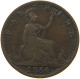 GREAT BRITAIN FARTHING 1864 Victoria 1837-1901 #s080 0193 - B. 1 Farthing