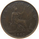 GREAT BRITAIN FARTHING 1862 Victoria 1837-1901 #s051 0759 - B. 1 Farthing