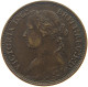 GREAT BRITAIN FARTHING 1875 H Victoria 1837-1901 #s052 0049 - B. 1 Farthing