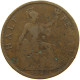 GREAT BRITAIN HALFPENNY 1927 George V. (1910-1936) COUNTERMARKED 44 #a039 0567 - C. 1/2 Penny