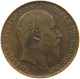 GREAT BRITAIN HALFPENNY 1906 Edward VII., 1901 - 1910 #s077 0531 - C. 1/2 Penny