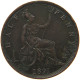 GREAT BRITAIN HALFPENNY 1891 Victoria 1837-1901 #c079 0635 - C. 1/2 Penny