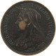 GREAT BRITAIN HALFPENNY 1899 Victoria 1837-1901 #c061 0015 - C. 1/2 Penny