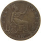 GREAT BRITAIN HALFPENNY 1891 Victoria 1837-1901 #a095 0179 - C. 1/2 Penny