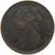 GREAT BRITAIN HALFPENNY 1890 Victoria 1837-1901 #c061 0027 - C. 1/2 Penny