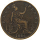 GREAT BRITAIN HALFPENNY 1886 Victoria 1837-1901 #c034 0003 - C. 1/2 Penny
