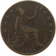 GREAT BRITAIN HALFPENNY 1886 Victoria 1837-1901 #a010 0487 - C. 1/2 Penny