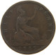 GREAT BRITAIN HALFPENNY 1865/3 Victoria 1837-1901 #s080 0003 - C. 1/2 Penny