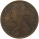 GREAT BRITAIN HALFPENNY 1862 Victoria 1837-1901 #c046 0335 - C. 1/2 Penny