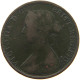 GREAT BRITAIN HALFPENNY 1862 Victoria 1837-1901 #a010 0549 - C. 1/2 Penny