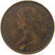 GREAT BRITAIN HALFPENNY 1861 Victoria 1837-1901 #c071 0535 - C. 1/2 Penny