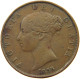 GREAT BRITAIN HALFPENNY 1858 Victoria 1837-1901 #s046 0343 - C. 1/2 Penny