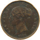 GREAT BRITAIN HALFPENNY 1853 Victoria 1837-1901 #s010 0249 - C. 1/2 Penny