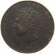 GREAT BRITAIN HALFPENNY 1827 GEORGE IV. (1820-1830) #c015 0297 - C. 1/2 Penny