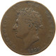 GREAT BRITAIN HALFPENNY 1826 GEORGE IV. (1820-1830) #c003 0191 - C. 1/2 Penny