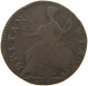 GREAT BRITAIN HALFPENNY 1775 GEORGE III. 1760-1820 #t001 0391 - B. 1/2 Penny