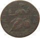 GREAT BRITAIN HALFPENNY 1748 George II. 1727-1760. #t149 0075 - B. 1/2 Penny