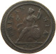 GREAT BRITAIN HALFPENNY 1719 George I. (1714-1727) #t149 0093 - B. 1/2 Penny