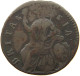 GREAT BRITAIN HALFPENNY  WILLIAM III. (1694-1702) OFF-CENTER #t100 0331 - B. 1/2 Penny