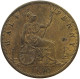 GREAT BRITAIN HALF PENNY 1890 Victoria 1837-1901 #t058 0521 - C. 1/2 Penny