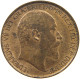 GREAT BRITAIN HALF PENNY 1902 Edward VII., 1901 - 1910 #t118 0223 - C. 1/2 Penny