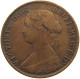 GREAT BRITAIN HALF PENNY 1861 Victoria 1837-1901 #t075 0159 - C. 1/2 Penny