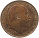 GREAT BRITAIN HALF PENNY 1902 Edward VII., 1901 - 1910 #t107 0055 - C. 1/2 Penny