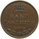 GREAT BRITAIN HALF FARTHING 1844 Victoria 1837-1901 #t073 0229 - A. 1/4 - 1/3 - 1/2 Farthing