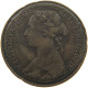 GREAT BRITAIN HALF PENNY  Victoria 1837-1901 #t100 0431 - C. 1/2 Penny