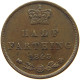 GREAT BRITAIN HALF FARTHING 1843 Victoria 1837-1901 #t004 0223 - A. 1/4 - 1/3 - 1/2 Farthing