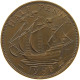 GREAT BRITAIN HALFPENNY 1950 George VI. (1936-1952) #a058 0095 - C. 1/2 Penny